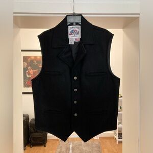 Schaefer Cattle Baron Black Wool Vest